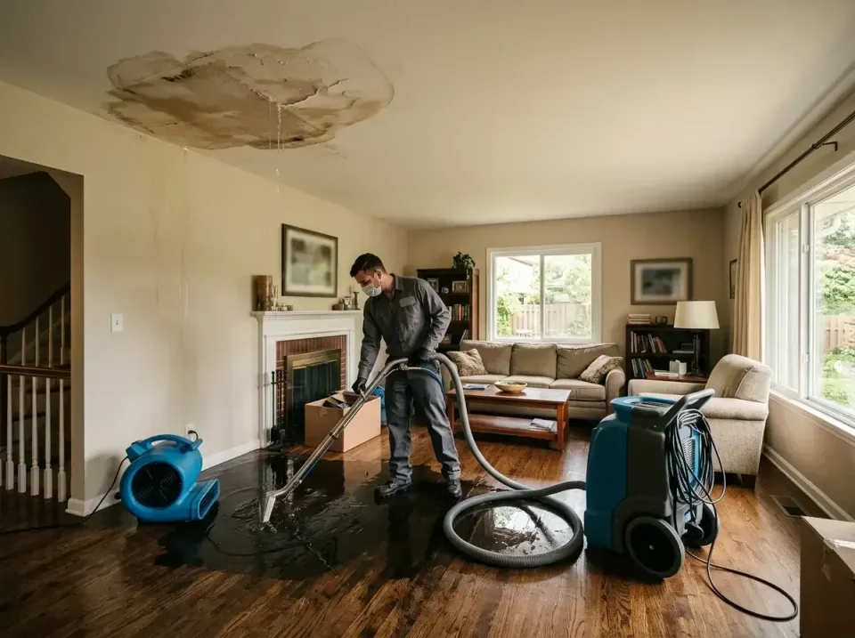 attic-pipe-burst-ceiling-drip-008 — frequently asked questions, Water Damage Restoration & Carpet Care in Middleville, MI